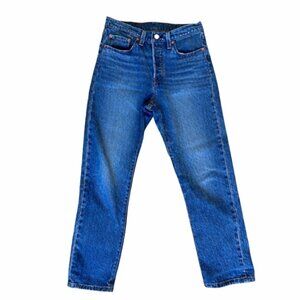 Levi’s 501 Original Women’s Jeans Athens Dark Wash Straight Leg 30